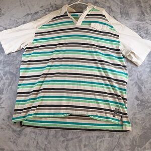 Rocawear Multicolor Striped Polo Shirt